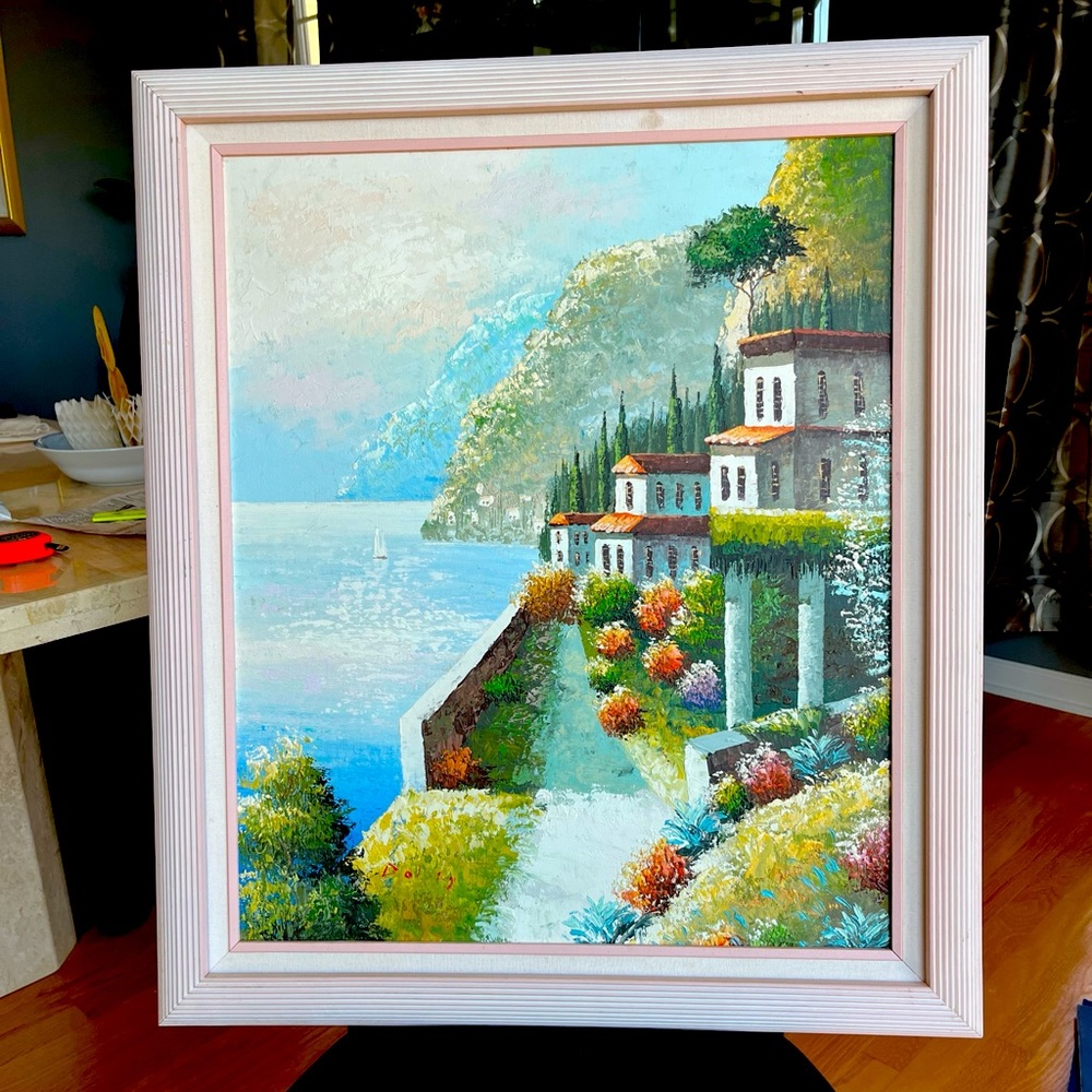VTG Oil on Canvas Framed Painting